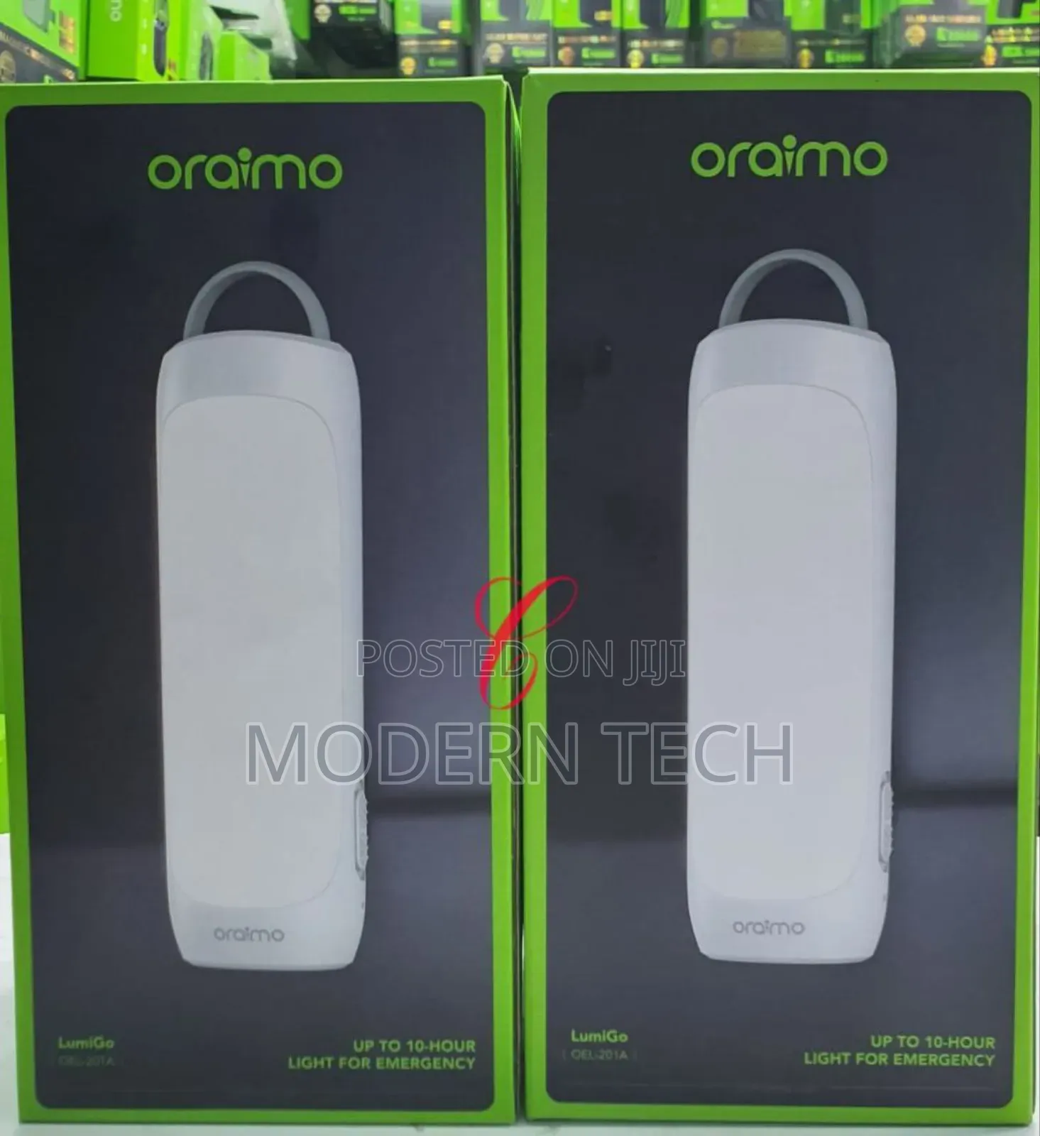 Oraimo Lumi Go Rechargeable Emergency Light – 300 Lumens