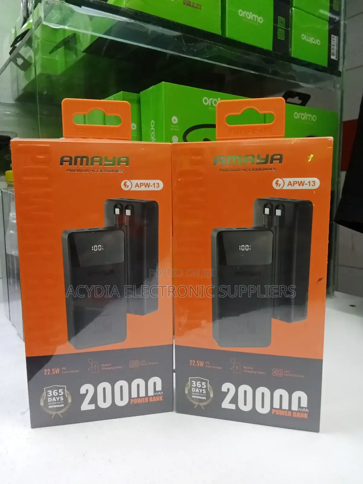 Amaya 20000mah 22.5w Pd Fast Charging Power Bank