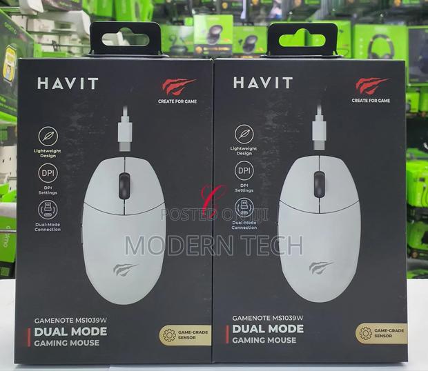 Havit Ms1039w Dual Mode Gaming, Lightweight Wireless Mouse - main view