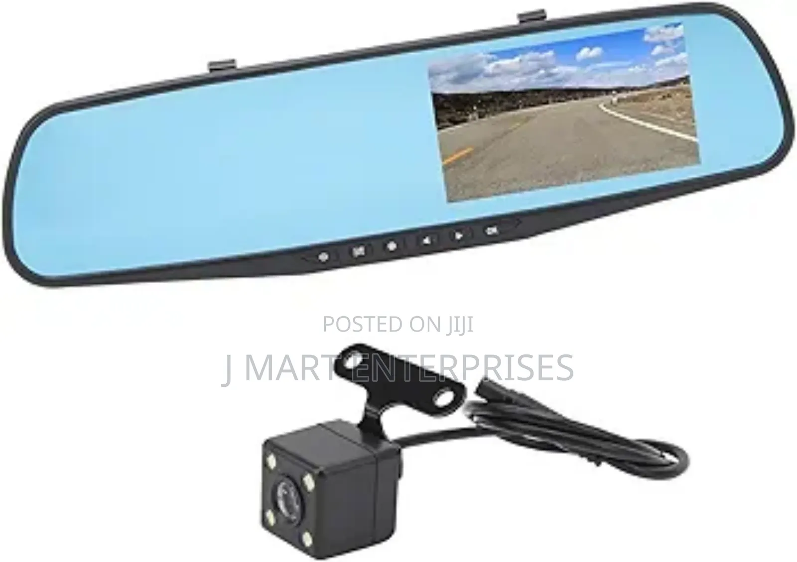 Mirror Dash Cam Front and Rear 1080p Backup Camera Full Touch