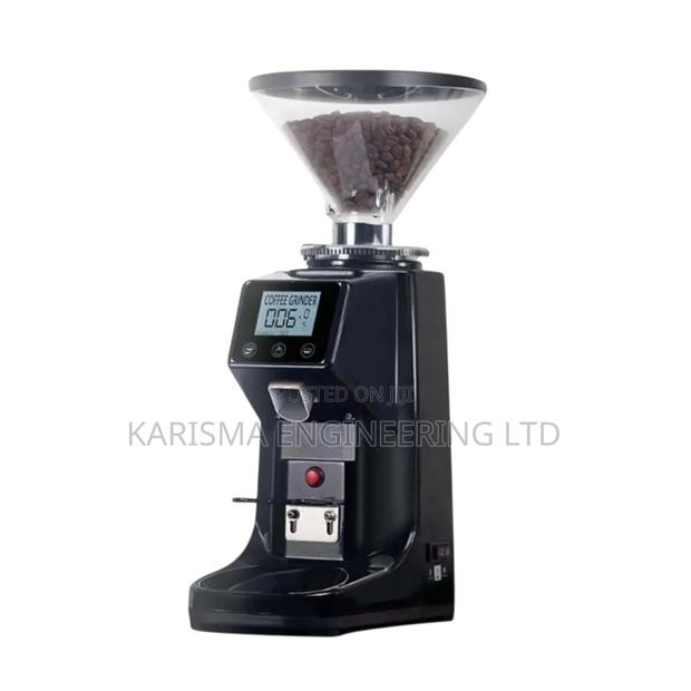Electric Flat Burr Coffee Grinder