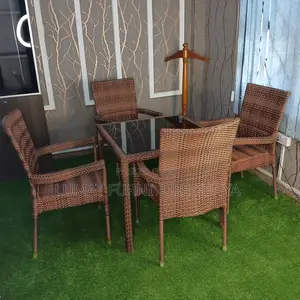 Brown Balcony Outdoor Set