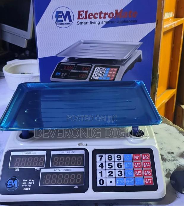 Electromate 40kgs Computing Scale - main view
