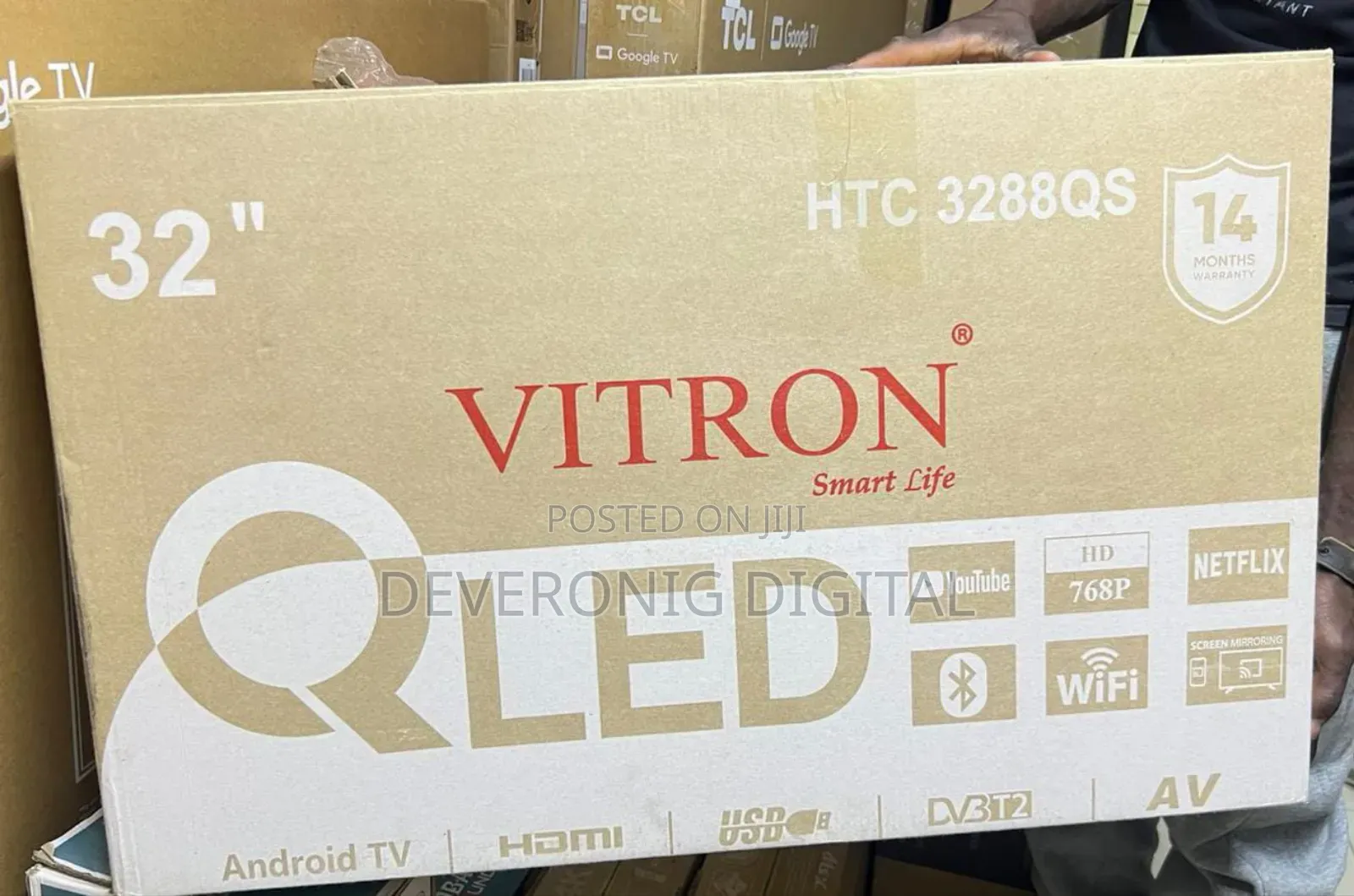 Vitron 32inch Smart Android Qled Tv