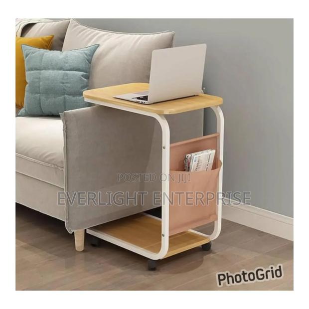 2 Layer Trolley Side Table With Matching Insert Pocket