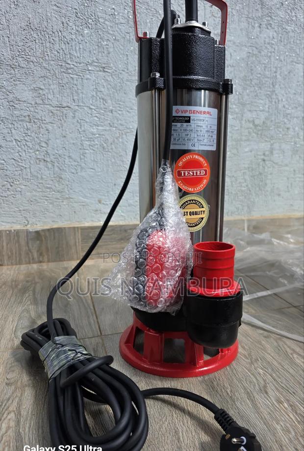 1hp Sewage Pump/ Electric Sewage Water Pump 12m