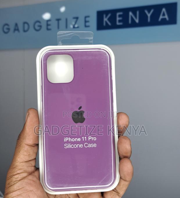 Thick Silicone Matte Back Case Cover for iPhone 11 Series - thumbnail 8