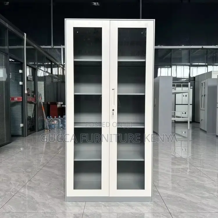 2-door Metallic Office Display Cabinet
