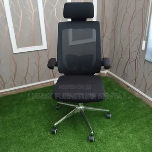 Adjustable Flip Arm Office Chair