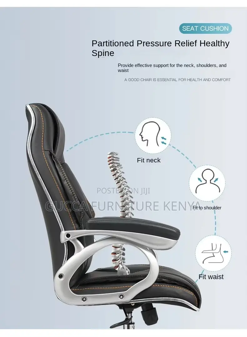 Executive Leather High Back Office Seat