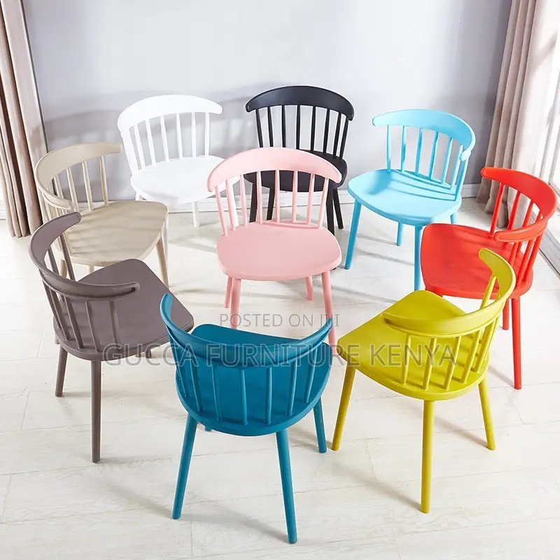 Plastic Armless Home Office Dining Chair