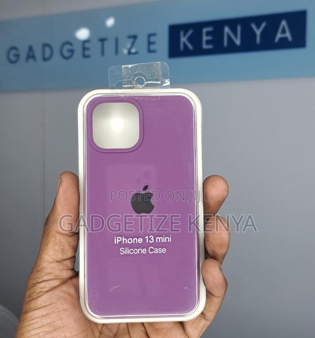 Thick Silicone Matte Back Case Cover for iPhone 13 Series - thumbnail 2
