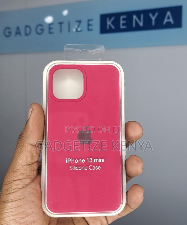 Thick Silicone Matte Back Case Cover for iPhone 13 Series - thumbnail 4