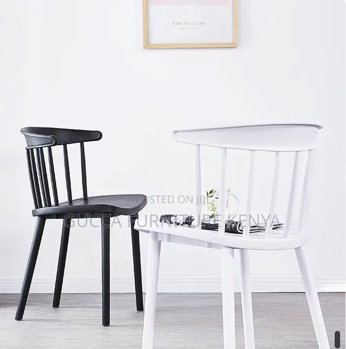 Plastic Armless Home Office Dining Chair
