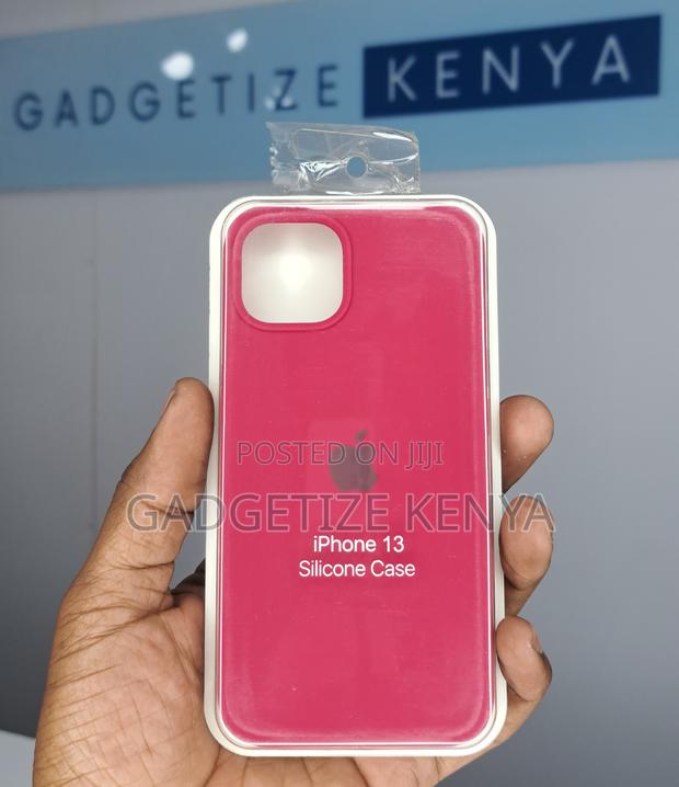 Thick Silicone Matte Back Case Cover for iPhone 13 Series - thumbnail 6