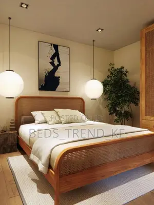 Harmonious Classy 5 by 6 Wooden Bed
