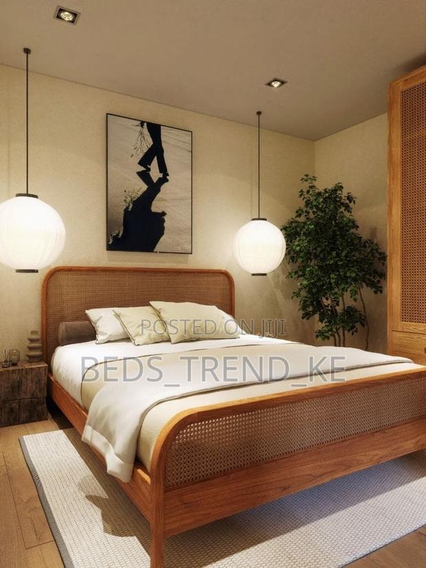 Harmonious Classy 5 by 6 Wooden Bed