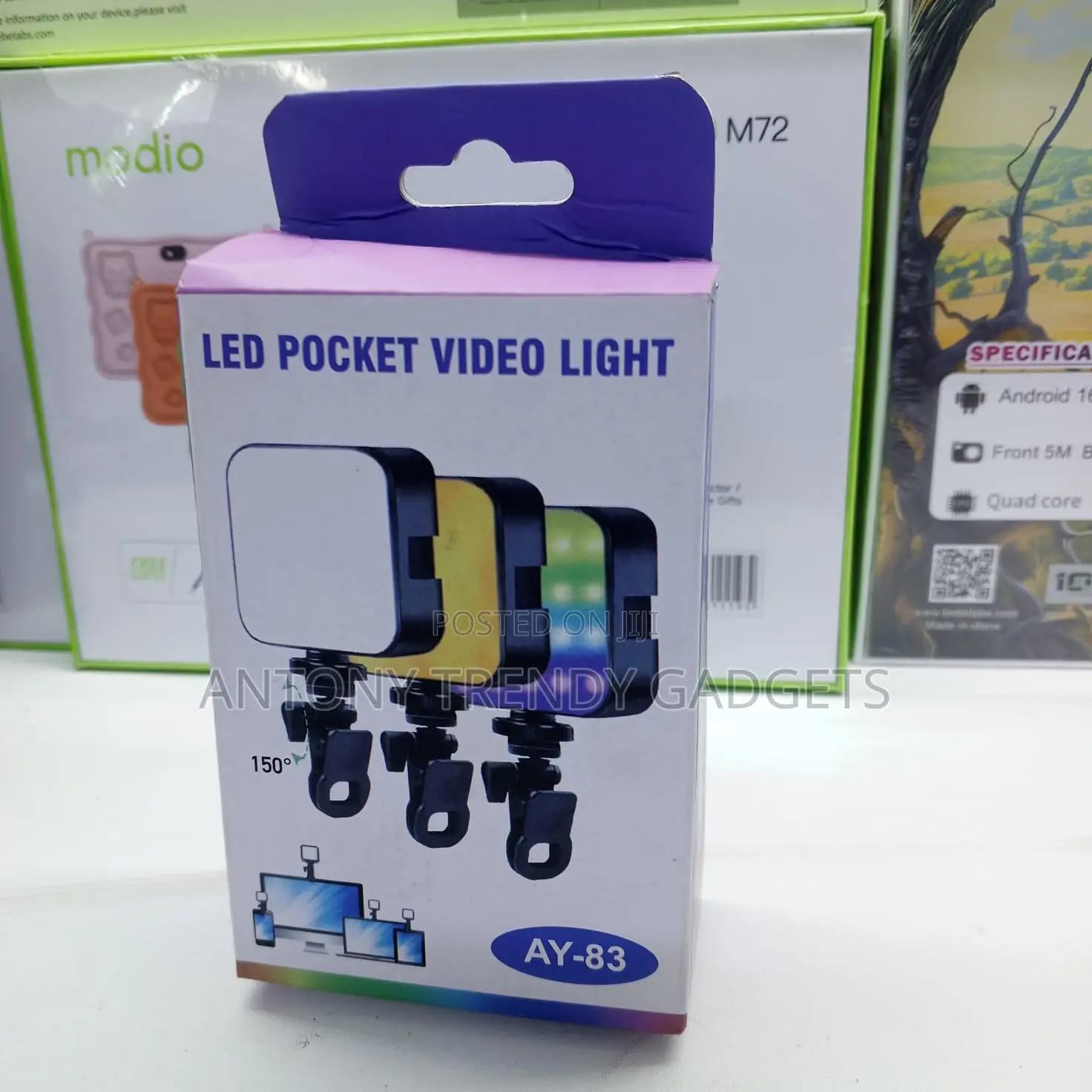 Ay-83 Rgb Led Video Light For Phone And Dslr Cameras