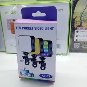 Ay-83 Rgb Led Video Light For Phone And Dslr Cameras