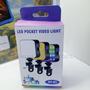 Portable Ay-83 Rgb Led Camera Light With Rechargeable Battery - thumbnail 2