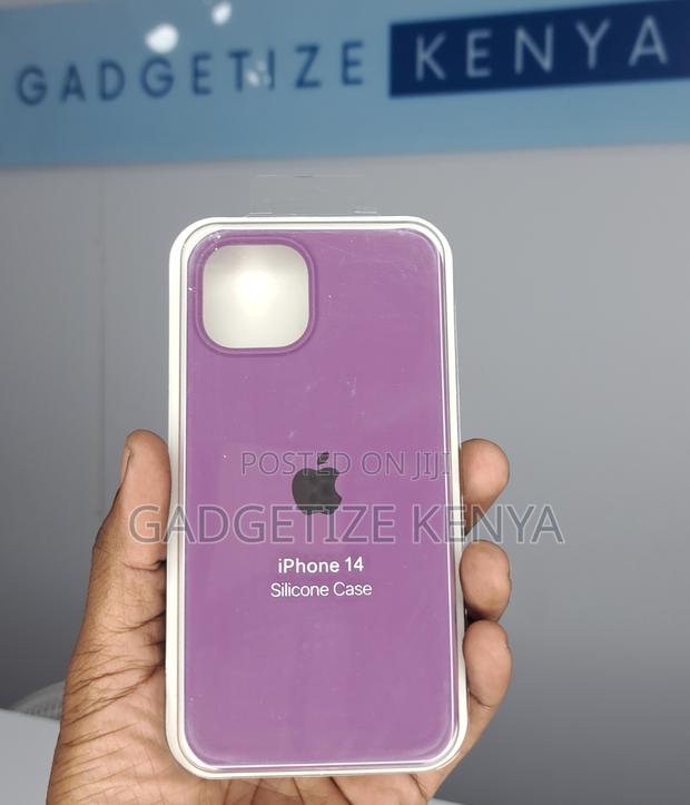 Thick Silicone Matte Back Case Cover for iPhone 14 Series - thumbnail 2