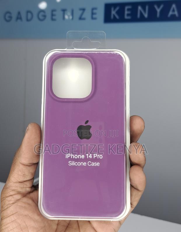 Thick Silicone Matte Back Case Cover for iPhone 14 Series - thumbnail 4