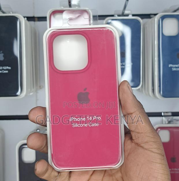 Thick Silicone Matte Back Case Cover for iPhone 14 Series - thumbnail 8