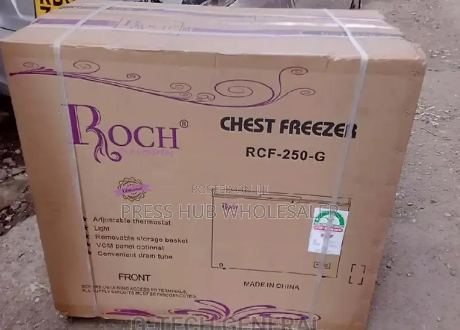 Roch RCF-250-G Chest Freezer. " 