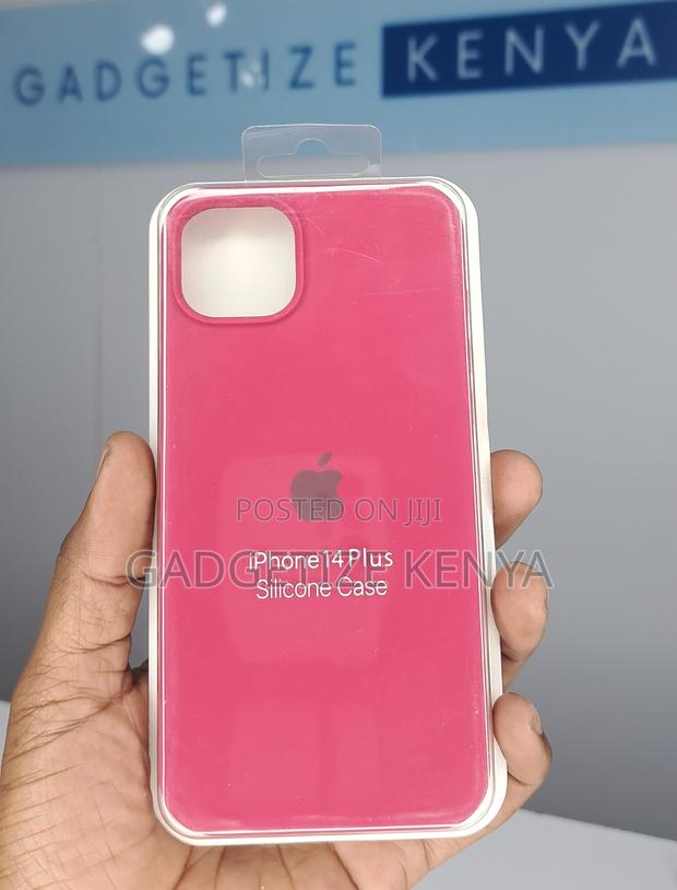 Thick Silicone Matte Back Case Cover for iPhone 14 Series - thumbnail 11