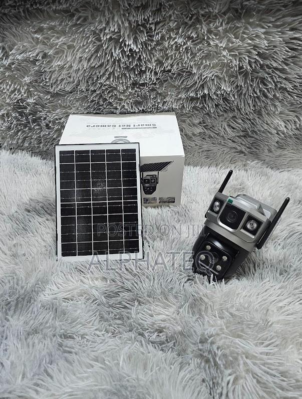 Solar 4g Dual Lens PTZ CCTV Camera Night Vision, Two-Way Audio, - main view