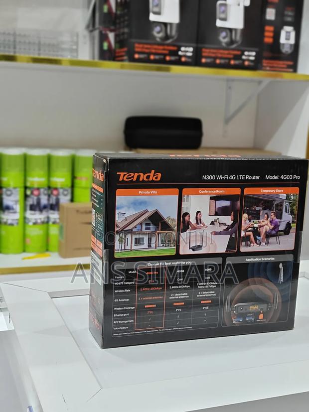 Tenda N300 Wi-Fi 4g Lte Router - thumbnail 2