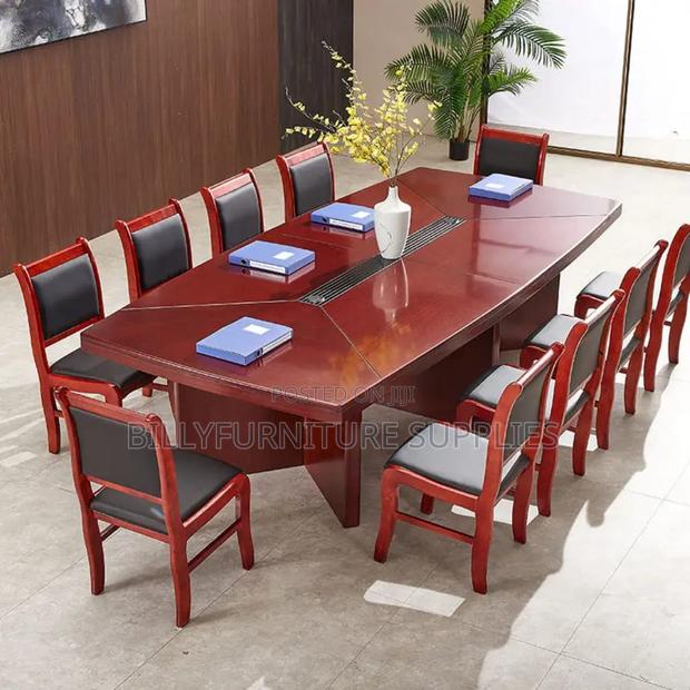 Mahogany Boardroom Table - main view