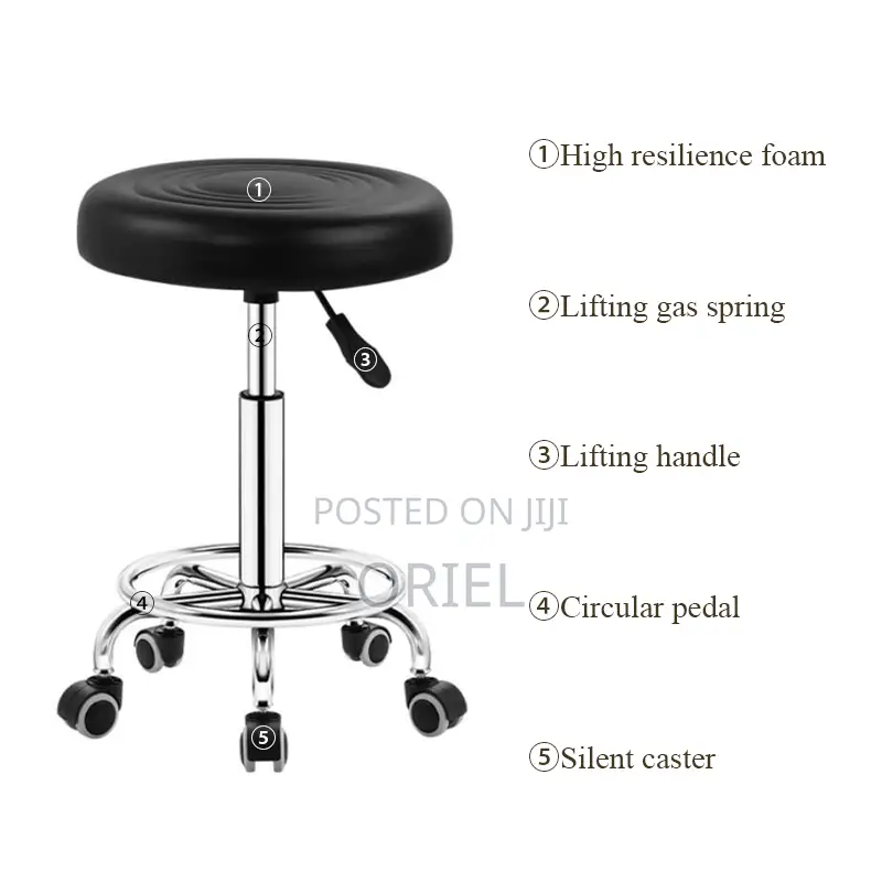 Barstool : Modern High Quality Adjustable Height Barstool