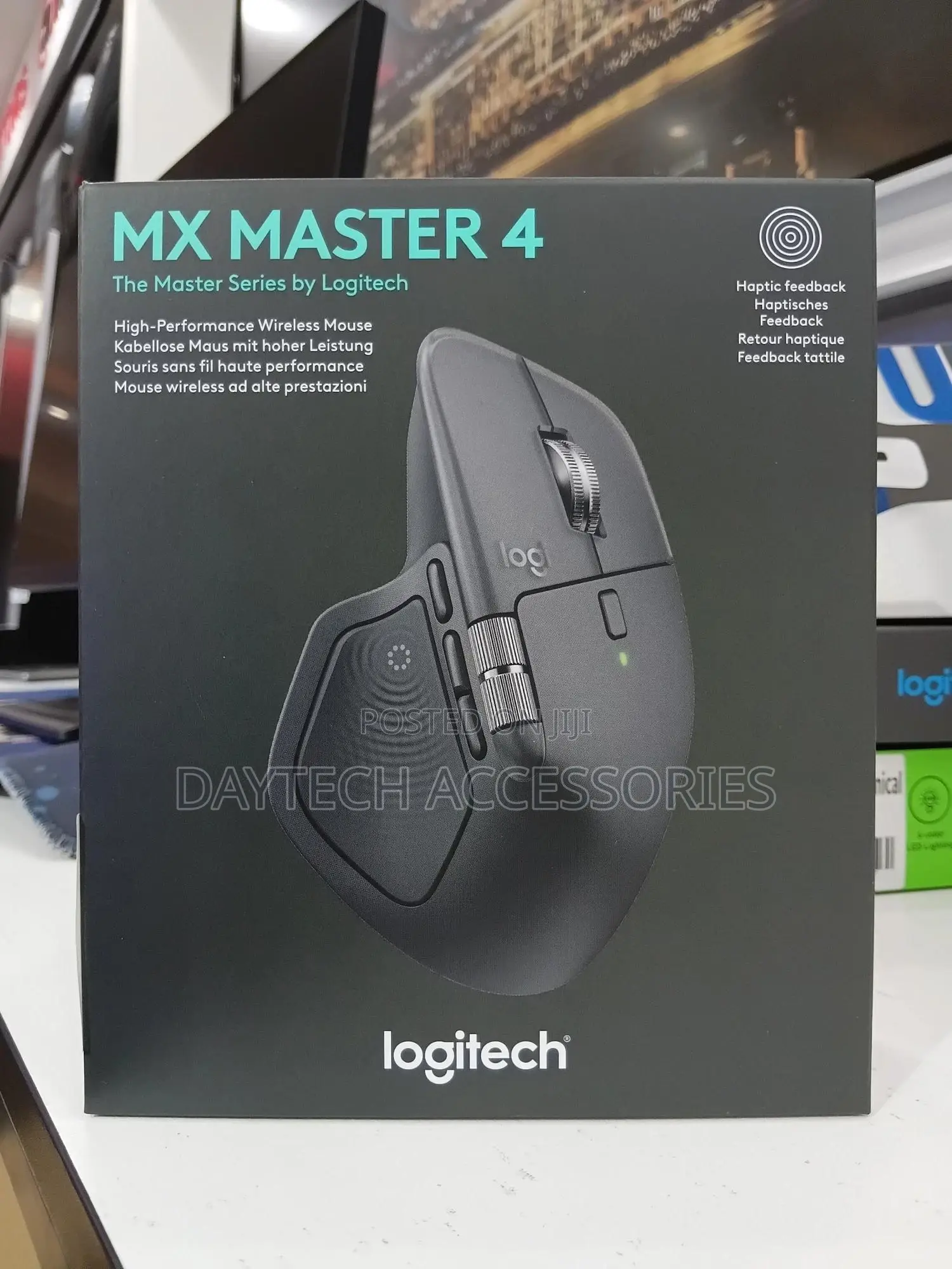This Is a Logitech Mx Master 4 High-Performance Wireless Mouse.