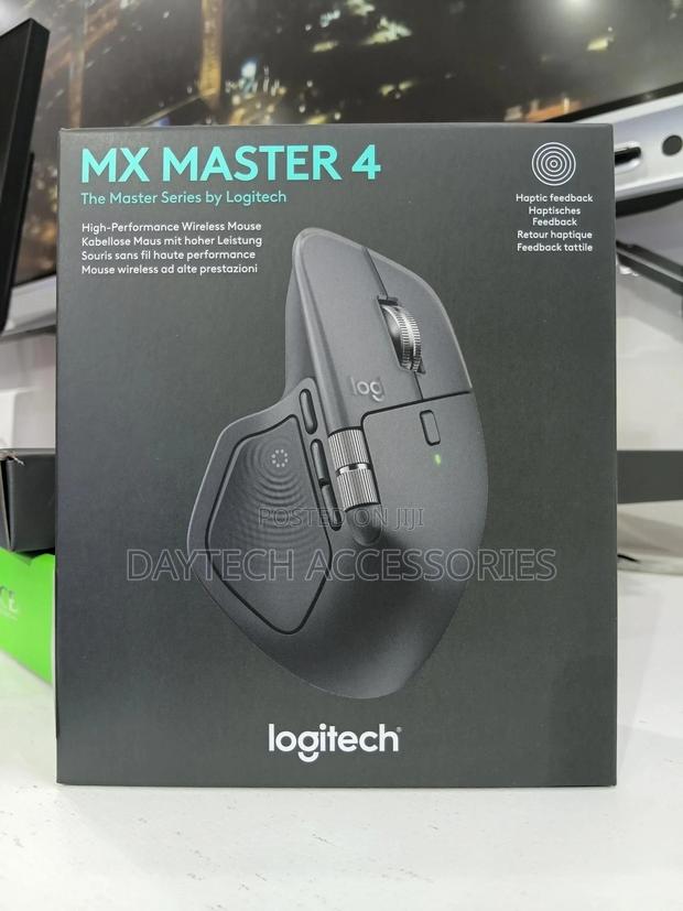 This Is a Logitech Mx Master 4 High-Performance Wireless Mouse.