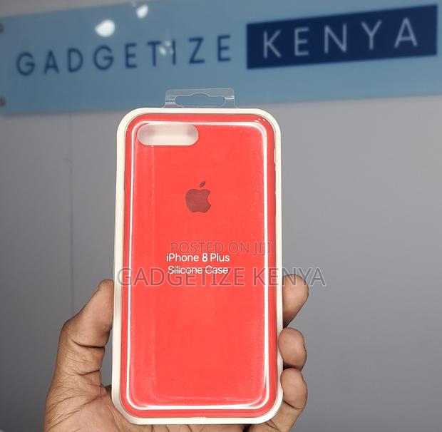 Thick Silicone Matte Back Case Cover for iPhone 8 Series - thumbnail 2