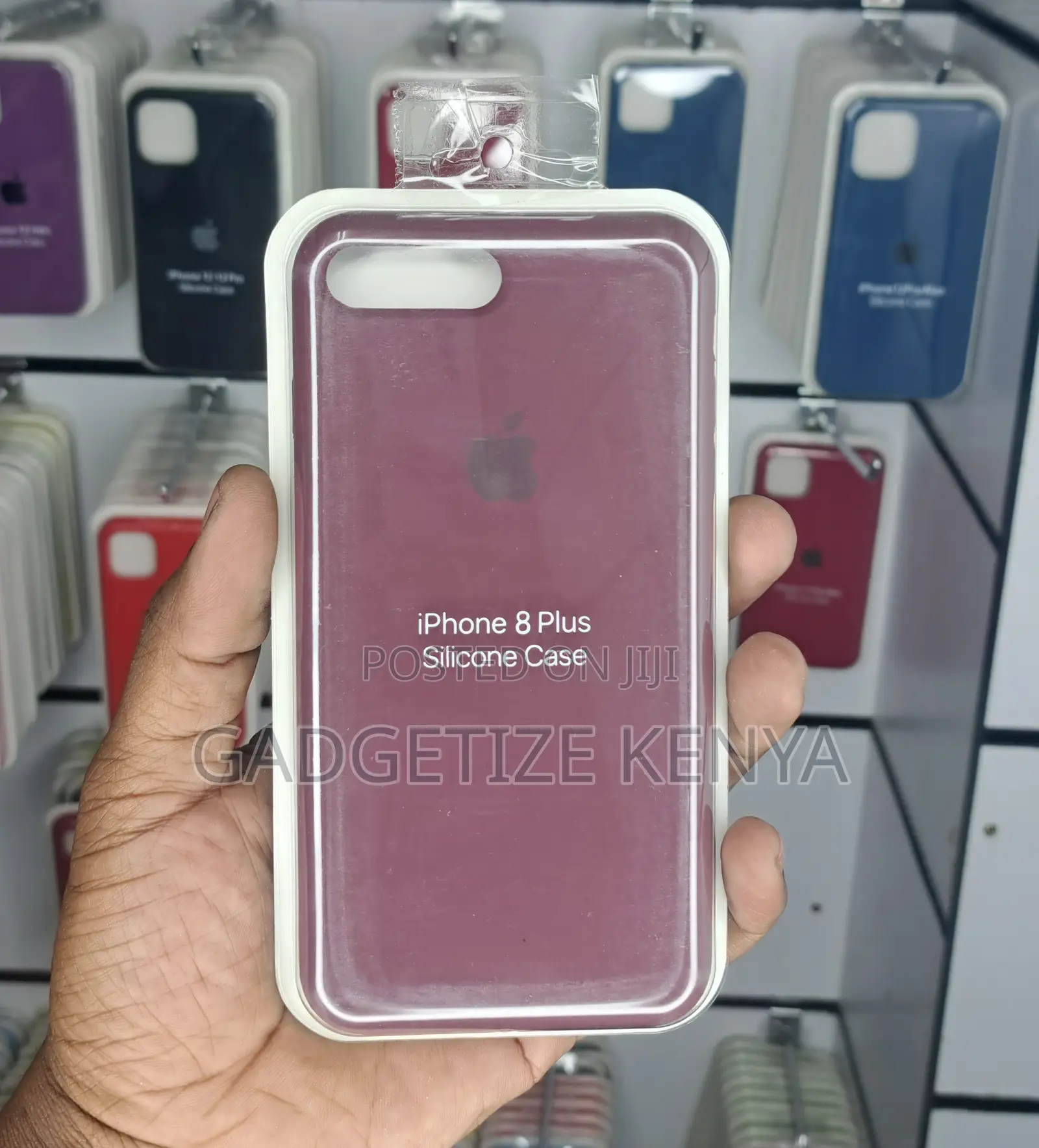 Thick Silicone Matte Back Case Cover for iPhone 8 Series