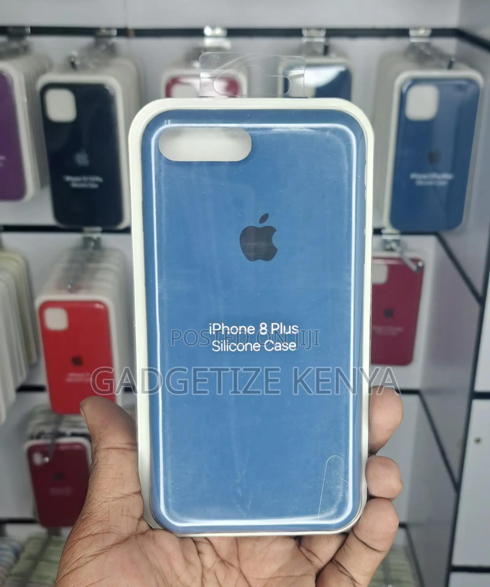 Thick Silicone Matte Back Case Cover for iPhone 8 Series