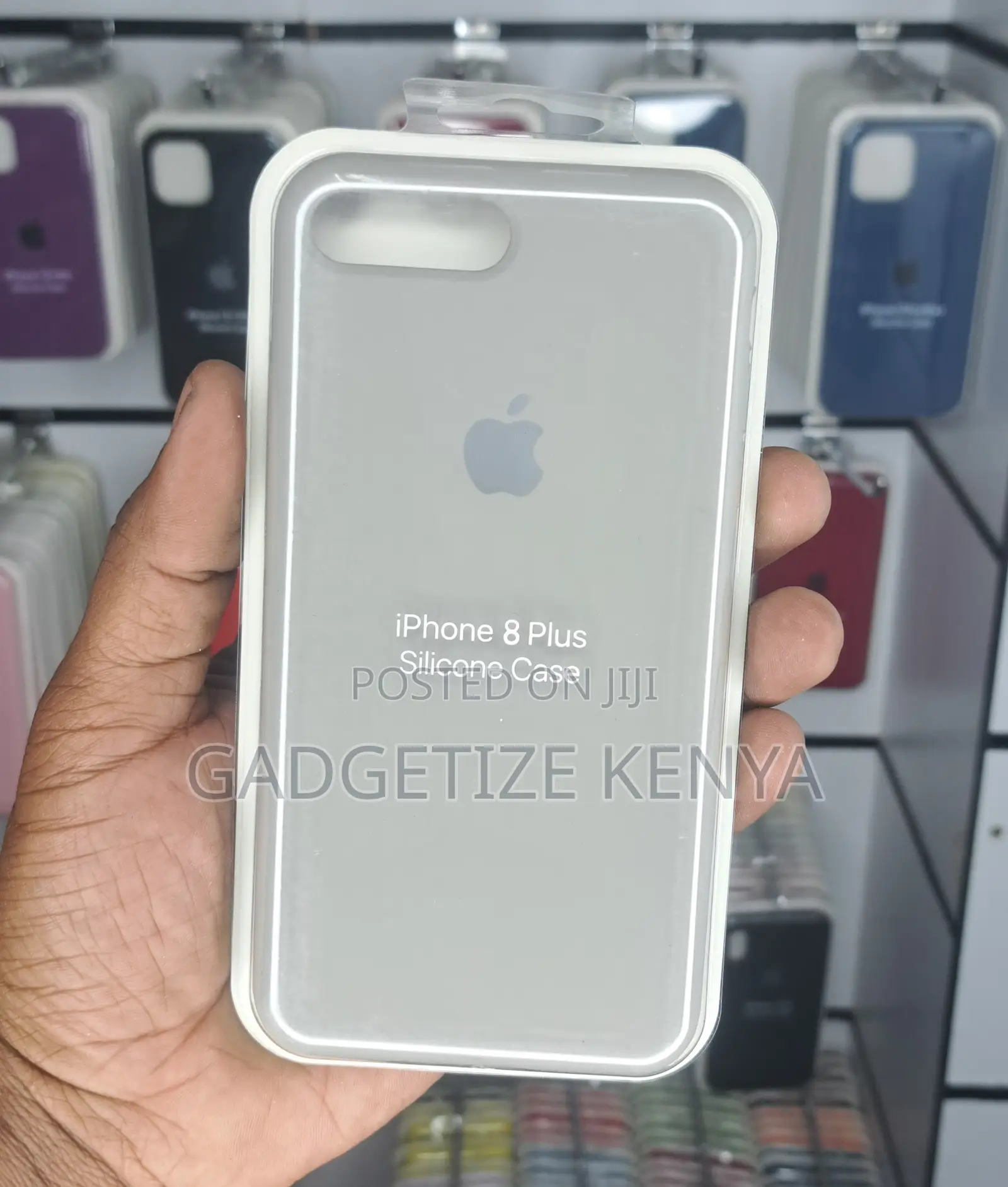 Thick Silicone Matte Back Case Cover for iPhone 8 Series