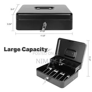 Cash Box Portable With Coin Slot