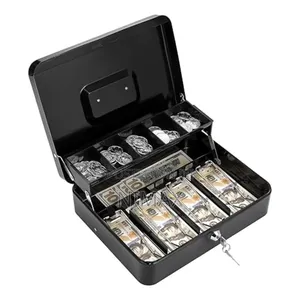 Cash Box Portable With Coin Slot