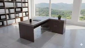 Durable Modern L Shaped 1.6m Office Desk for Managers
