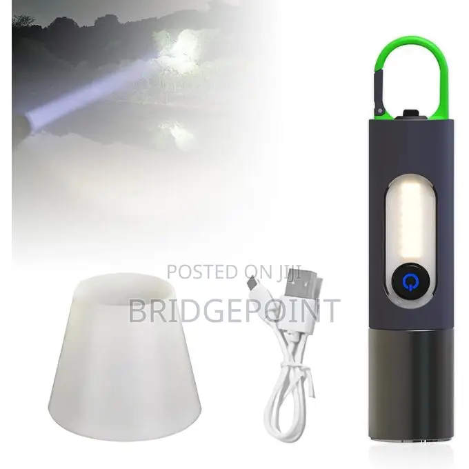 P50 Led Tactical Flashlight 1000 Lumens Usb-c Rechargeable Led Torch