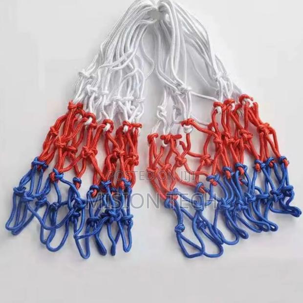 Basketball Net (Nylon, Tricolor)