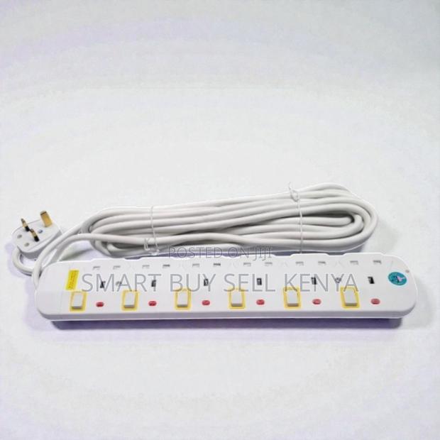 JSB 6 Way Premium Abs Plastic Power Board 10m Power Extension - main view