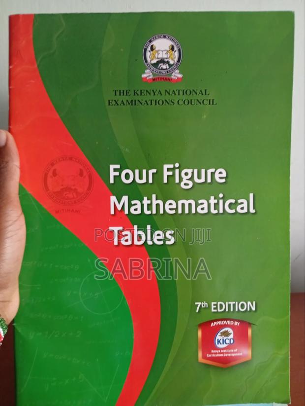 Kcse Mathematical Table - Practically New - main view