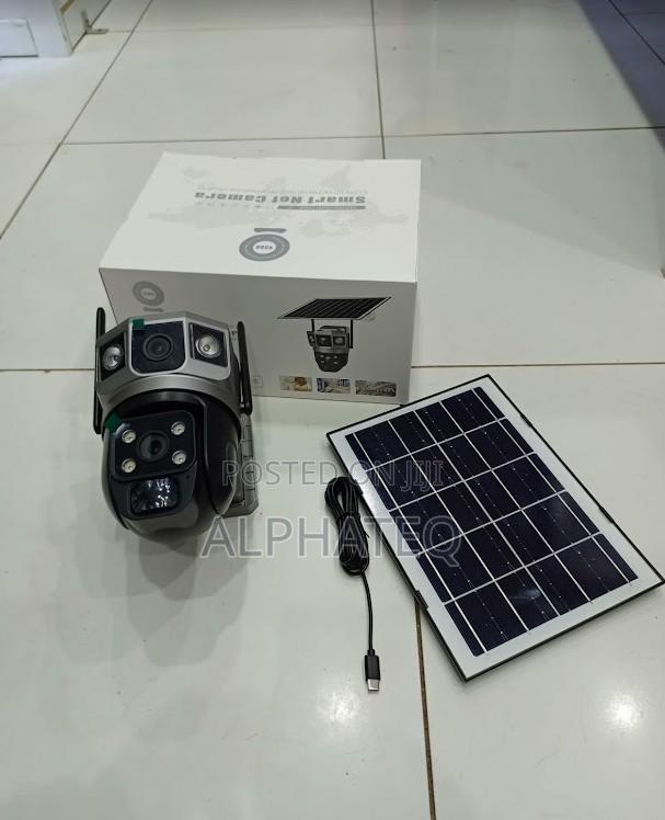 4g Solar Dual Lens PTZ CCTV Full Day Night Protection