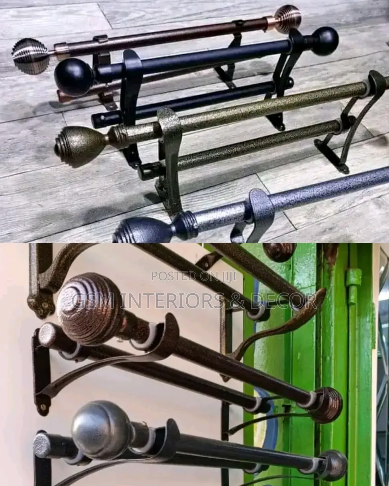 Jua Kali Locally Fabricated Curtain Rods Per One Meter Length