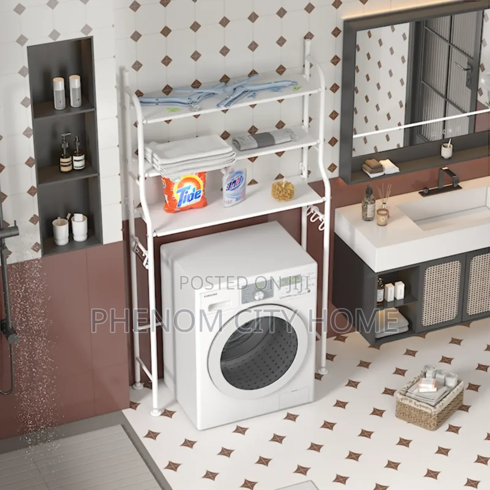 3 Layer Washing Machine Rack