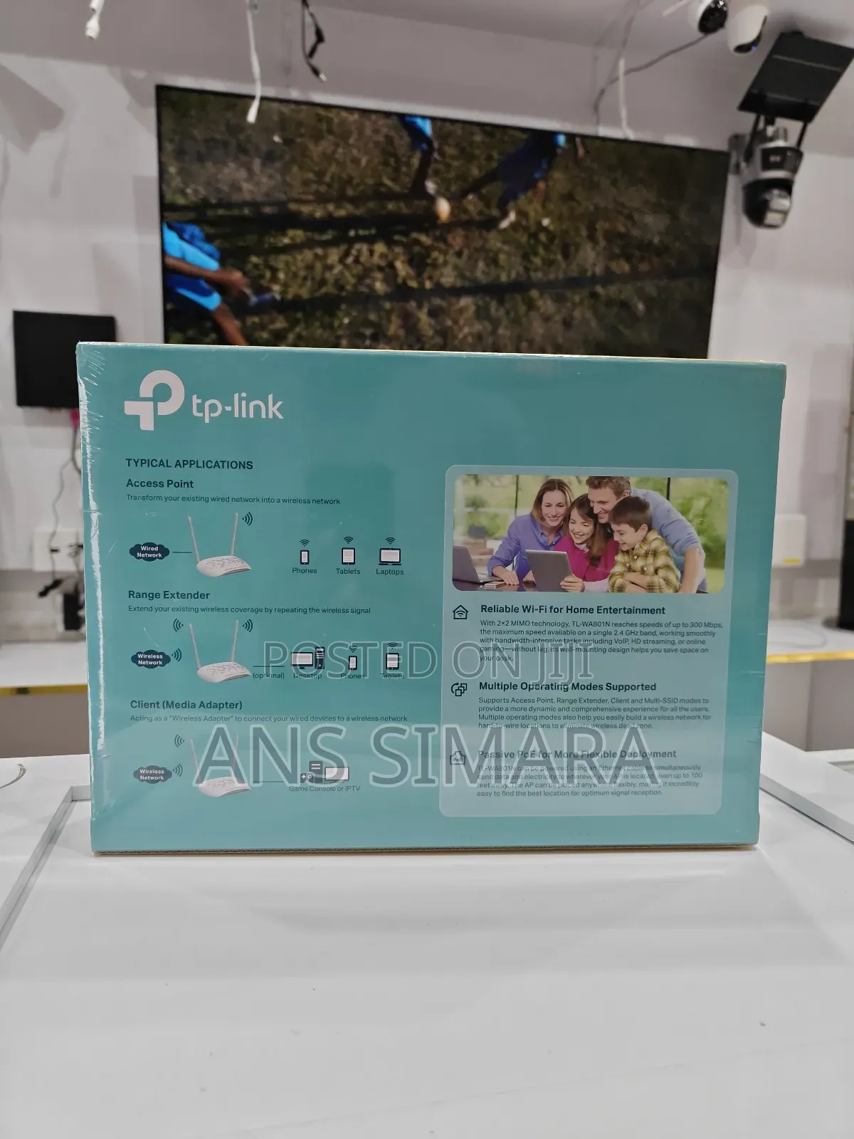 Tp-Link Tl-Wa801n 300 MBPS Wireless N Access Point.